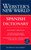 Webster's New World Spanish Dictionary by Harraps, 9780470178256