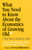What You Need To Know About the Economics of Growing Old (But Were Afraid to Ask) (A Provocative Reference Guide to the Economics of Aging) by Teresa Ghilarducci, 9780268029630