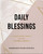 Daily Blessings (A Mindfulness Journal on the Goodness of God) by Marshawn Evans Daniels, 9781648709203