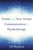 Verbal and Non-Verbal Communication in Psychotherapy by Gill Westland, 9780393709247