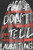 Please Don't Tell by Laura Tims, 9780062317322