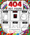 404 Not Found (A Coloring Book by The Oatmeal) by The Oatmeal, Matthew Inman, 9781449480479