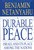 A Durable Peace (Israel and its Place Among the Nations) by Benjamin Netanyahu, 9780446523066