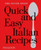 Quick and Easy Italian Recipes by The Silver Spoon Kitchen, 9780714870588