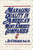 Managing Quality in America's Most Admired Companies by Jay Spechler, 9780898061185