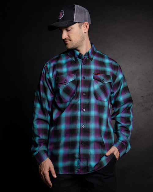 DX-FL0589M-2XL DIXXON BLACK SABBATH PARANOID FLANNEL SHIRT- 2XL