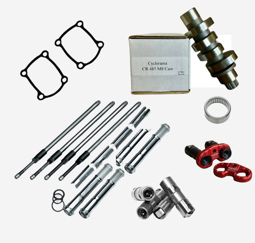 CR485 Cam Kit – Cycle Rama 480 Chrome Kit for 2017-2024 M8 Engines