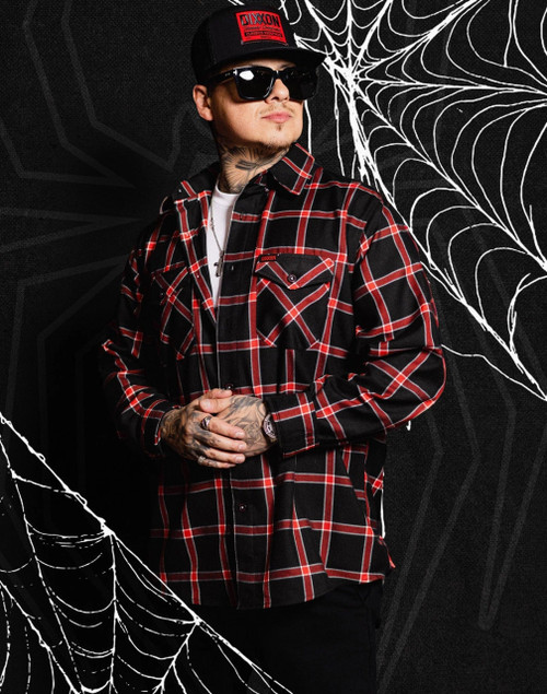 DX-FL0515M-5X DIXXON THE WIDOW FLANNEL SHIRT - 5X