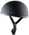 TZ-18FBL SMALLEST LIGHTEST DOT BEANIE HELMET - FLAT BLACK, NO PEAK LARGE