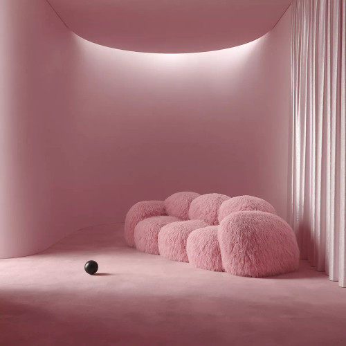 Modern Nordic Plush Sofa Chair - JCEE Shop