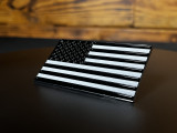 Old Glory Grill Emblem, Black & White for all Green Mountain Grills - By Pimp My Grill