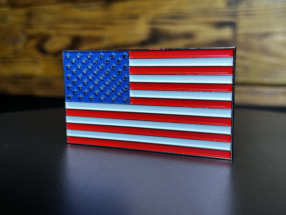 Old Glory Grill Emblem, Red White & Blue for all Green Mountain Grills - By Pimp My Grill