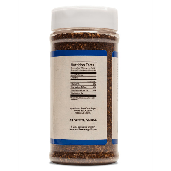 Cattleman's Grill Original Cowboy Coffee Steak Rub 10.5 oz.