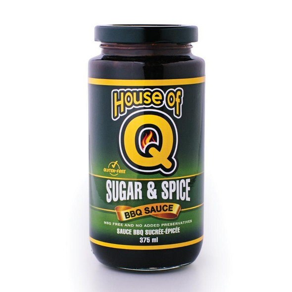 House of Q Sugar and Spice BBQ Sauce 12oz.