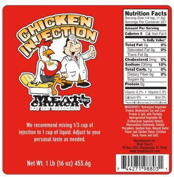 Chicken Injection Meat Church