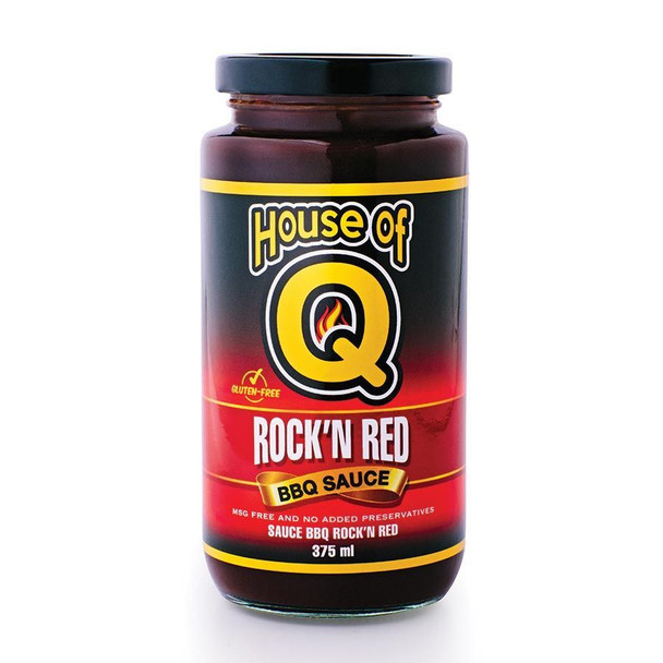 House of Q Rock'n Red BBQ Sauce 12 oz.