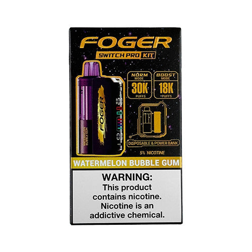 Foger Switch Pro - Watermelon Bubble Gum, disposable vape