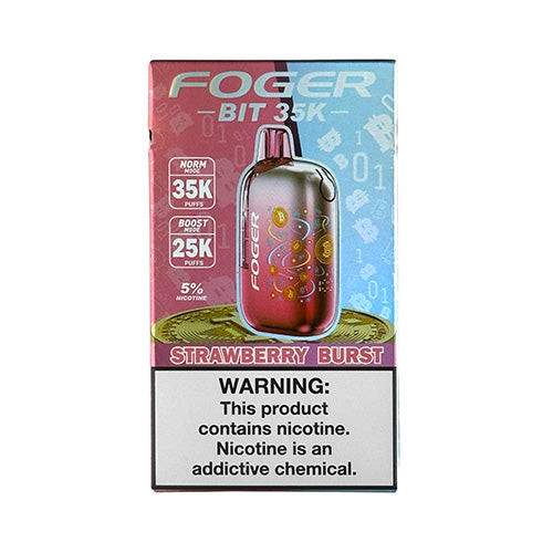 Foger Bit 35K - Strawberry Burst, disposable vape