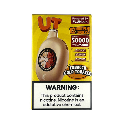 Flum UT 50000 - Tobacco / Gold Tobacco, disposable vape