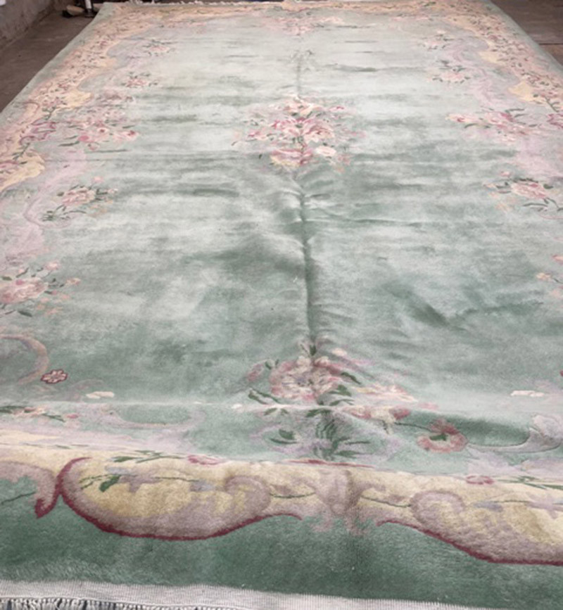 Vintage/Antique Art Deco Chinese Oriental Carpet, Over Size 11'8 x