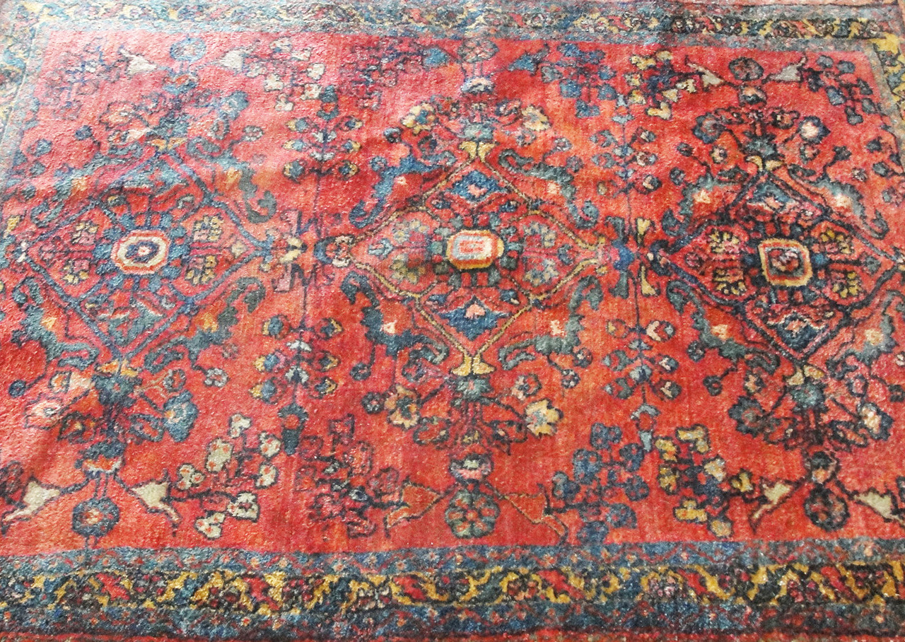 19th Century Antique Bergama Rug - 3'4 x 3'6 – HEIRLOOM