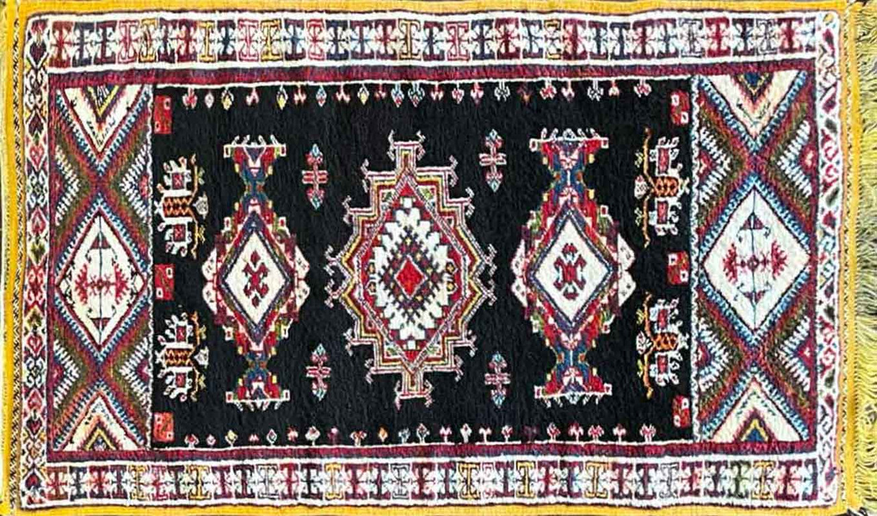 Rug Source Antique Moroccan Hand Knotted Oriental Traditional Rug Red - 11'4 x 3'1 Runner