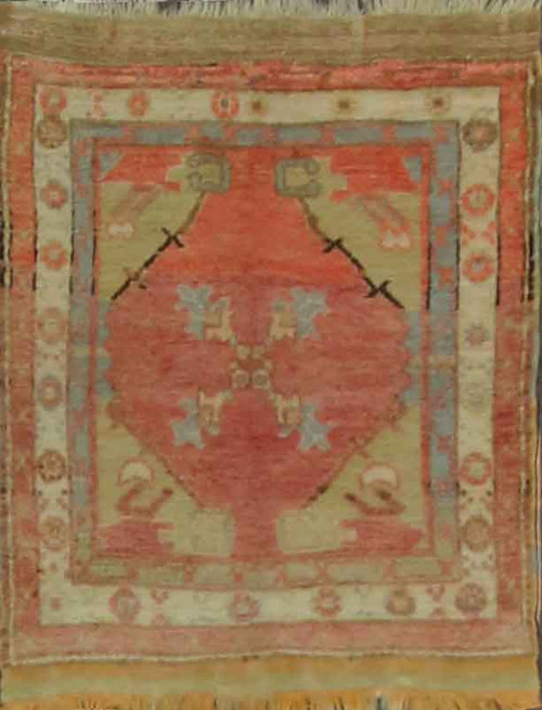 Antique Turkish Oushak Rug, Western Anatolia, Circa 1900–1920