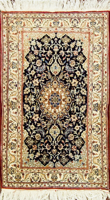 Antique Persian Nain Tudeshk Rug
