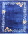 Vintage/Antique Art Deco Chinese Carpet, Perfect Blue