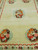 Antique Turkish Oushak Rug with Floral Bouquet Medallions, Circa 1900–1920