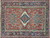 Antique Persian Karaja Rug 4'11" X 6'5"