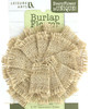 Leisure Arts Burlap Flower 4" Natural