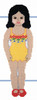 Leisure Arts Plastic Canvas Paper Doll Dress Up Book