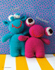Leisure Arts Crochet Cute Amigurumi Monsters Book
