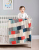 Leisure Arts Color Block Baby Blankets Crochet Book