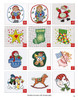 Leisure Arts Stitchery Cross Stitch Holiday Ornaments Galore Book