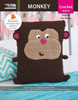 Leisure Arts Kid's Animal Pillows Monkey Crochet ePattern