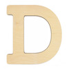 Essentials By Leisure Arts Wood Letter 9.5" Birch D