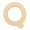 Essentials By Leisure Arts Wood Letter 9.5" Birch Q