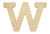 Essentials By Leisure Arts Wood Letter 9.5" Birch W