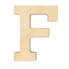 Essentials By Leisure Arts Wood Letter 1.75" Birch F