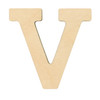 Essentials By Leisure Arts Wood Letter 1.75" Birch V