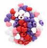 Essentials By Leisure Arts Bead Heart Bead 12mm Mix 150pc