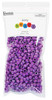 Essentials By Leisure Arts Bead Pony 6mm x 9mm Aurora Borealis Purple 750pc