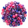 Essentials By Leisure Arts Bead Pony 6mm x 9mm Aurora Borealis Mix 750pc