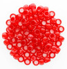 Essentials By Leisure Arts Bead Pony 6mm x 9mm Transparent Red 750pc