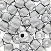 Essentials By Leisure Arts Bead Preciosa Rola 4.5mm Opaque Metallic Silver 10gm