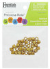 Essentials By Leisure Arts Bead Preciosa Rola 6.2mm Opaque Travertine Chalk 10gm