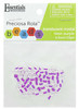 Essentials By Leisure Arts Bead Preciosa Rola 4.5mm Translucent Crystal Neon Purple 10gm