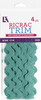 EBL Ric Rac 1/2" 4yd Aqua